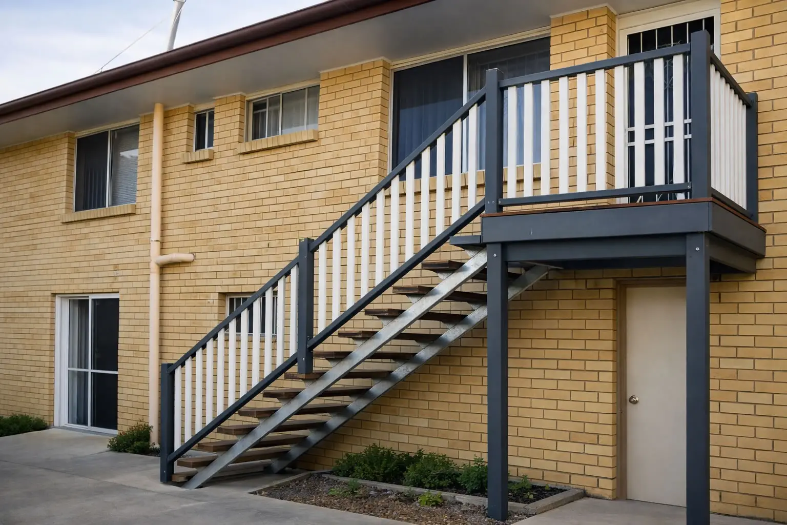 Modern external stairs in Brisbane